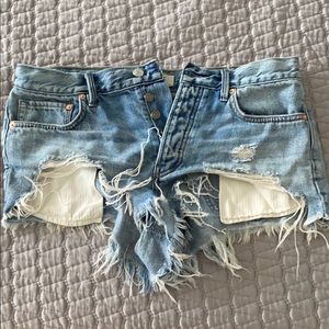 Free people distressed cutoff jean shorts